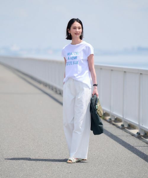 CARA O CRUZ / キャラ・オ・クルス その他パンツ | 洗えるウエスト伸縮 ワイドパンツ | 詳細23