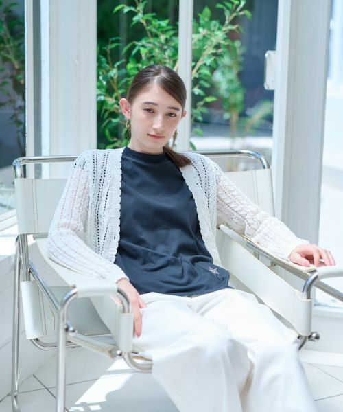 CARA O CRUZ / キャラ・オ・クルス その他パンツ | 洗えるウエスト伸縮 ワイドパンツ | 詳細3