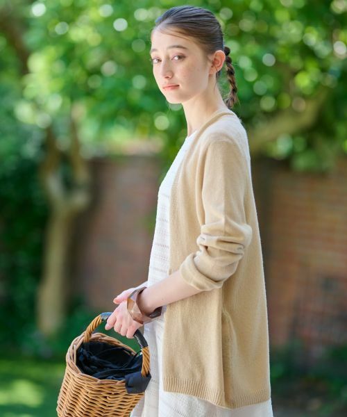 CARA O CRUZ / キャラ・オ・クルス カーディガン・ボレロ | 後ろ切替カーディガン | 詳細20