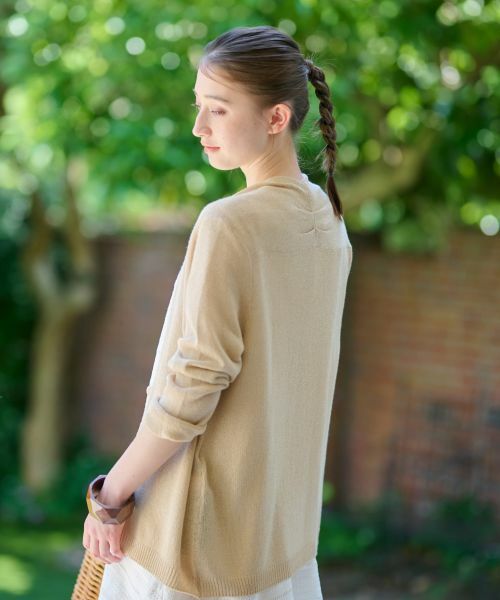 CARA O CRUZ / キャラ・オ・クルス カーディガン・ボレロ | 後ろ切替カーディガン | 詳細21