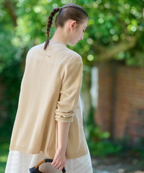 CARA O CRUZ / キャラ・オ・クルス カーディガン・ボレロ | 後ろ切替カーディガン | 詳細23