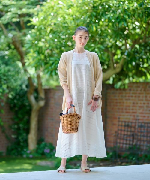 CARA O CRUZ / キャラ・オ・クルス カーディガン・ボレロ | 後ろ切替カーディガン | 詳細24