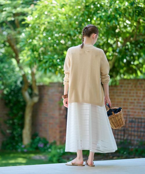 CARA O CRUZ / キャラ・オ・クルス カーディガン・ボレロ | 後ろ切替カーディガン | 詳細30