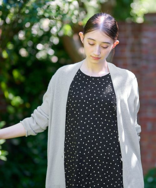 CARA O CRUZ / キャラ・オ・クルス カーディガン・ボレロ | 後ろ切替カーディガン | 詳細8