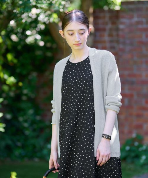 CARA O CRUZ / キャラ・オ・クルス カーディガン・ボレロ | 後ろ切替カーディガン | 詳細9