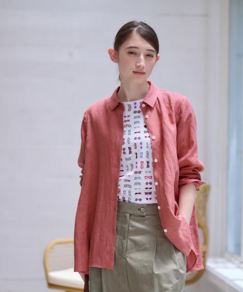 CARA O CRUZ / キャラ・オ・クルス シャツ・ブラウス | 洗える 麻シャツ | 詳細12