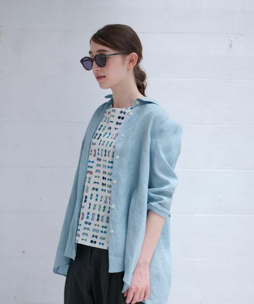 CARA O CRUZ / キャラ・オ・クルス シャツ・ブラウス | 洗える 麻シャツ | 詳細5