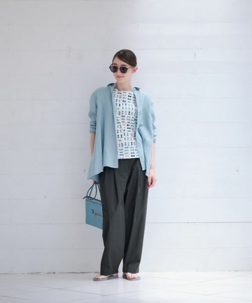 CARA O CRUZ / キャラ・オ・クルス シャツ・ブラウス | 洗える 麻シャツ | 詳細8