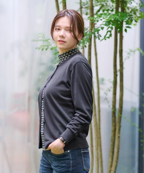 CARA O CRUZ / キャラ・オ・クルス ニット・セーター | 洗える カーディガン【セットアップ】 | 詳細8