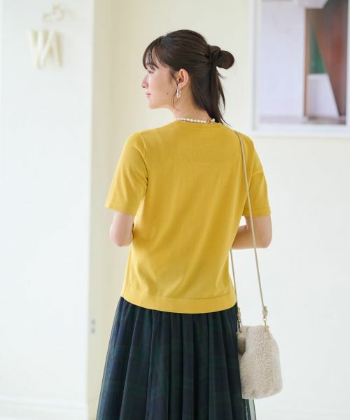 CARA O CRUZ / キャラ・オ・クルス ニット・セーター | 洗える クルーネックニット【セットアップ】 | 詳細10