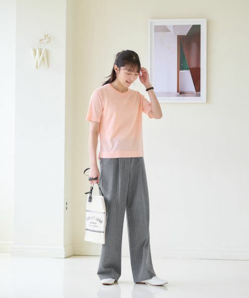 CARA O CRUZ / キャラ・オ・クルス ニット・セーター | 洗える クルーネックニット【セットアップ】 | 詳細22