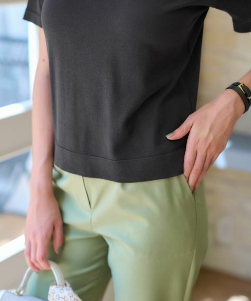 CARA O CRUZ / キャラ・オ・クルス ニット・セーター | 洗える クルーネックニット【セットアップ】 | 詳細27