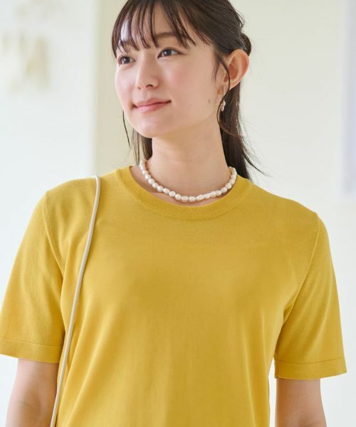 CARA O CRUZ / キャラ・オ・クルス ニット・セーター | 洗える クルーネックニット【セットアップ】 | 詳細29