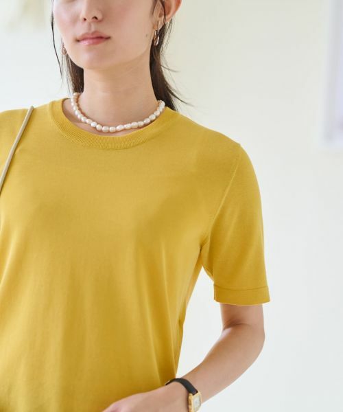 CARA O CRUZ / キャラ・オ・クルス ニット・セーター | 洗える クルーネックニット【セットアップ】 | 詳細30