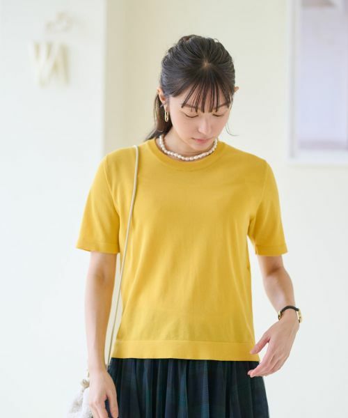 CARA O CRUZ / キャラ・オ・クルス ニット・セーター | 洗える クルーネックニット【セットアップ】 | 詳細7