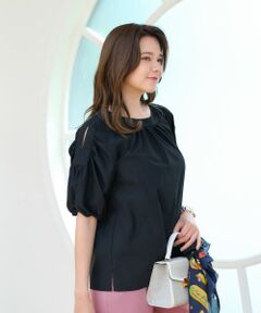 CARA O CRUZ / キャラ・オ・クルス シャツ・ブラウス | 洗える 袖コンシャスブラウス