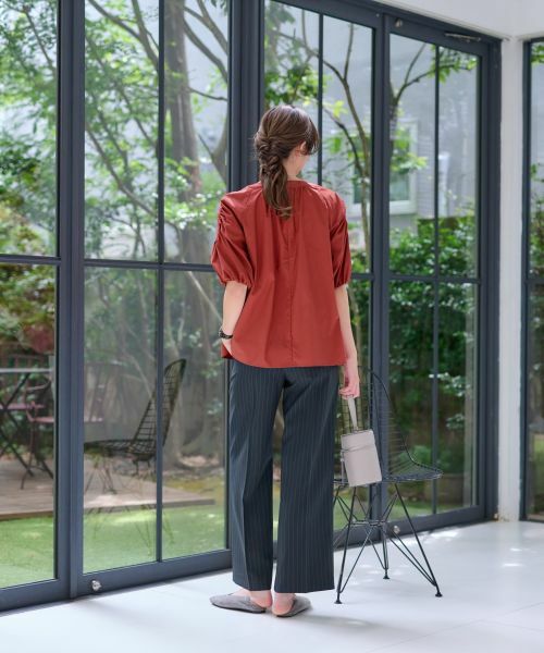 CARA O CRUZ / キャラ・オ・クルス シャツ・ブラウス | 洗える 袖コンシャスブラウス | 詳細14