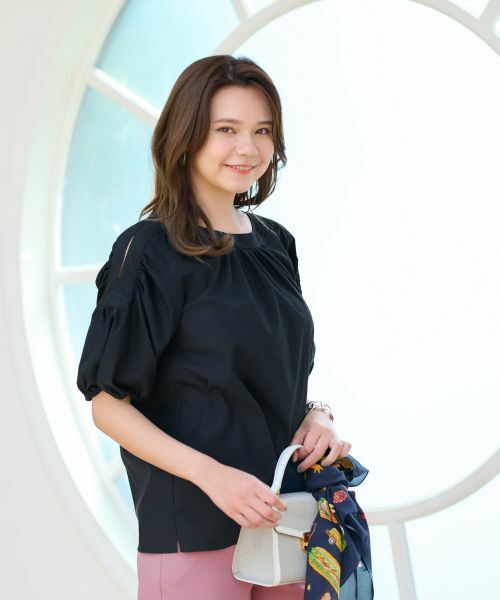 CARA O CRUZ / キャラ・オ・クルス シャツ・ブラウス | 洗える 袖コンシャスブラウス | 詳細16