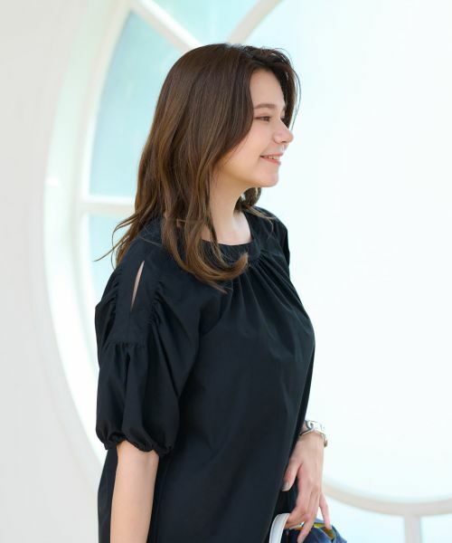 CARA O CRUZ / キャラ・オ・クルス シャツ・ブラウス | 洗える 袖コンシャスブラウス | 詳細19