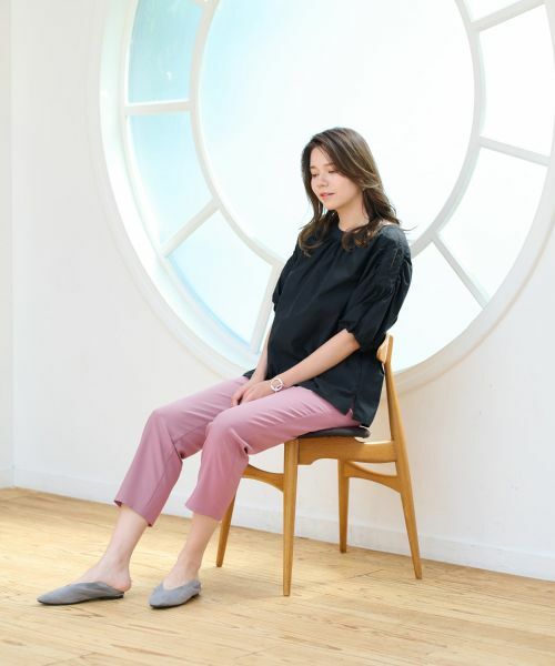 CARA O CRUZ / キャラ・オ・クルス シャツ・ブラウス | 洗える 袖コンシャスブラウス | 詳細20