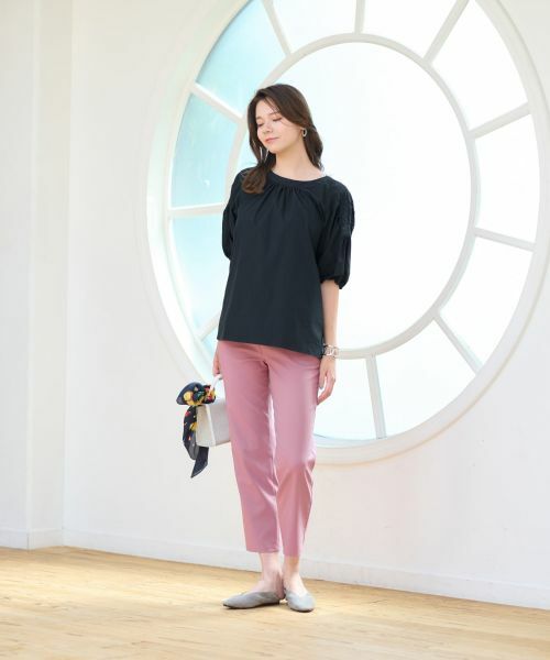 CARA O CRUZ / キャラ・オ・クルス シャツ・ブラウス | 洗える 袖コンシャスブラウス | 詳細23