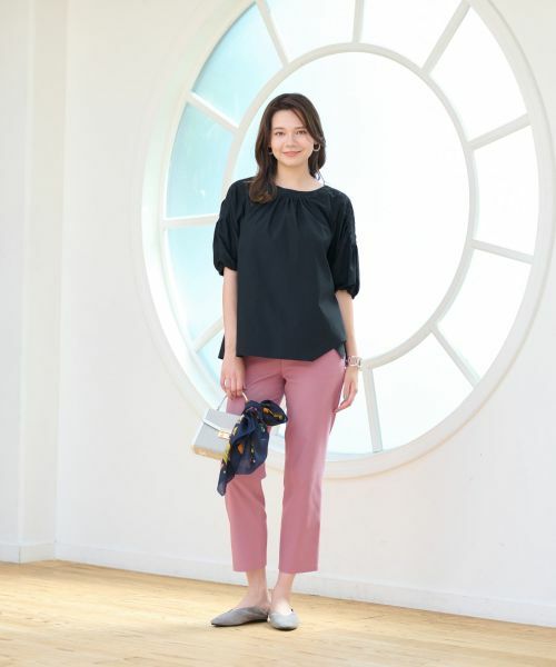 CARA O CRUZ / キャラ・オ・クルス シャツ・ブラウス | 洗える 袖コンシャスブラウス | 詳細25