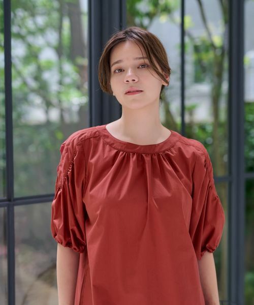 CARA O CRUZ / キャラ・オ・クルス シャツ・ブラウス | 洗える 袖コンシャスブラウス | 詳細3