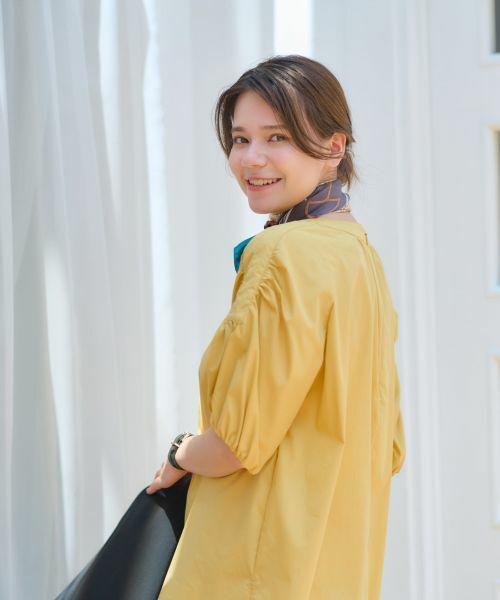 CARA O CRUZ / キャラ・オ・クルス シャツ・ブラウス | 洗える 袖コンシャスブラウス | 詳細30