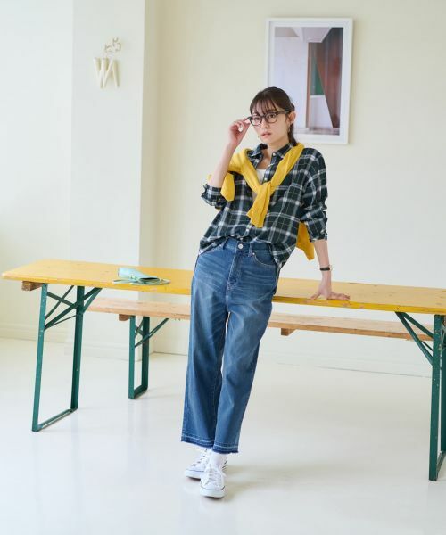 CARA O CRUZ / キャラ・オ・クルス シャツ・ブラウス | 洗える ブラックウォッチシャツ | 詳細14