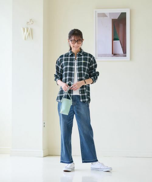 CARA O CRUZ / キャラ・オ・クルス シャツ・ブラウス | 洗える ブラックウォッチシャツ | 詳細5