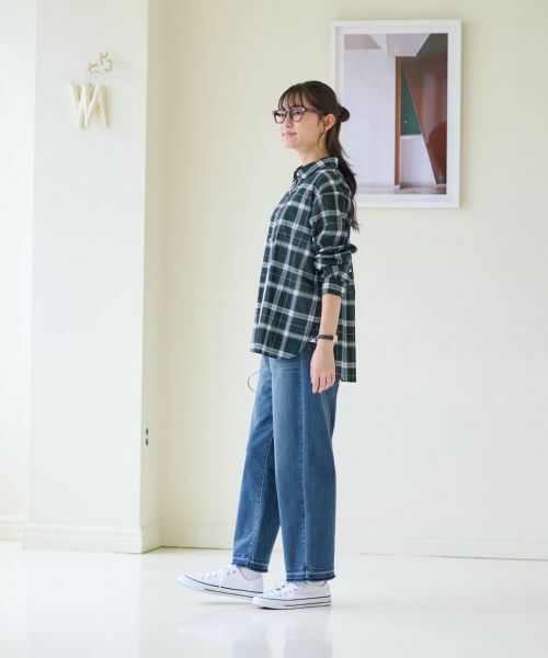 CARA O CRUZ / キャラ・オ・クルス シャツ・ブラウス | 洗える ブラックウォッチシャツ | 詳細7