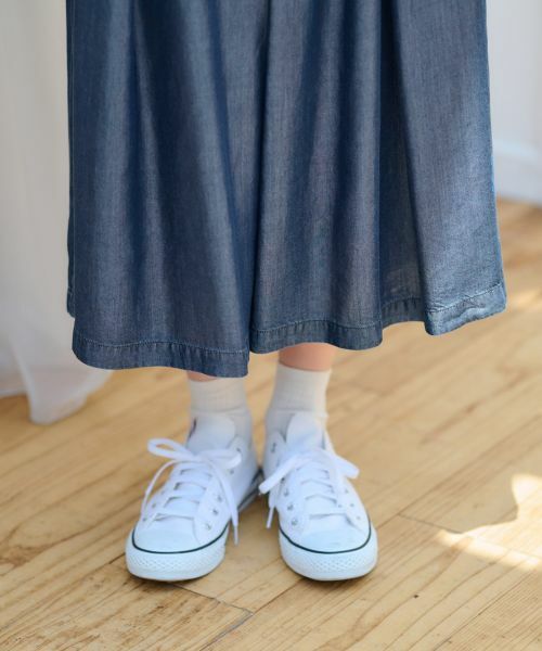 CARA O CRUZ / キャラ・オ・クルス その他パンツ | 洗える スカート見えウエストゴムワイドパンツ | 詳細12