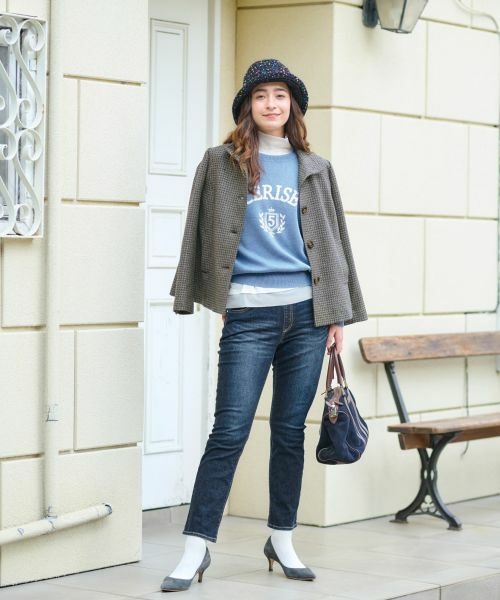 CARA O CRUZ / キャラ・オ・クルス デニムパンツ | 洗えるウエストリブデニム | 詳細1