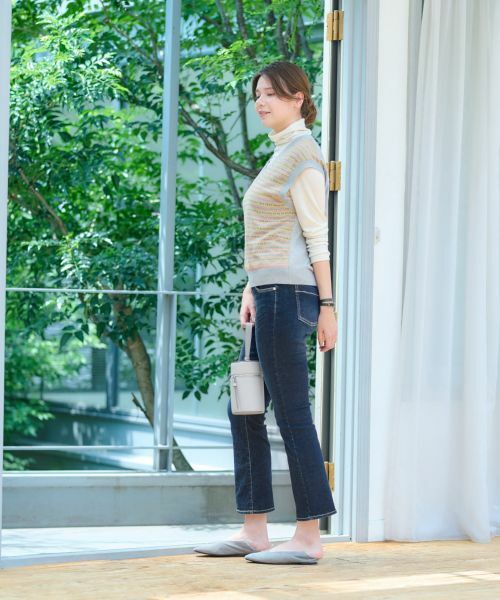 CARA O CRUZ / キャラ・オ・クルス デニムパンツ | 洗えるウエストリブデニム | 詳細18