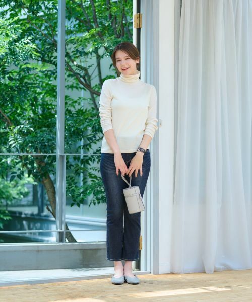 CARA O CRUZ / キャラ・オ・クルス デニムパンツ | 洗えるウエストリブデニム | 詳細22