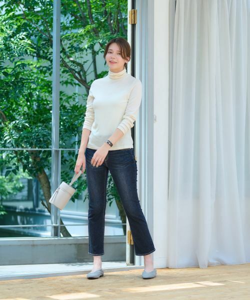 CARA O CRUZ / キャラ・オ・クルス デニムパンツ | 洗えるウエストリブデニム | 詳細23