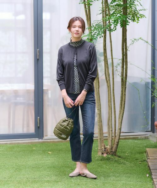 CARA O CRUZ / キャラ・オ・クルス デニムパンツ | 洗えるウエストリブデニム | 詳細27