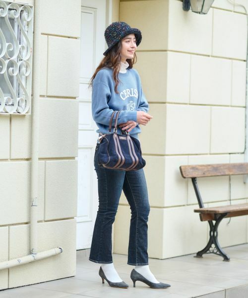 CARA O CRUZ / キャラ・オ・クルス デニムパンツ | 洗えるウエストリブデニム | 詳細4