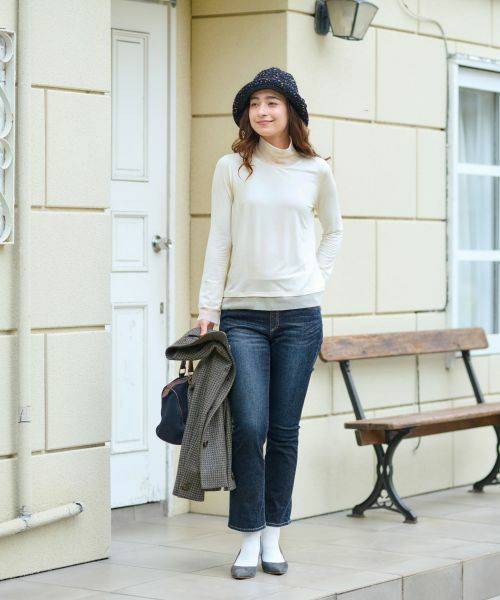 CARA O CRUZ / キャラ・オ・クルス デニムパンツ | 洗えるウエストリブデニム | 詳細6