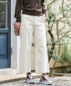 CARA O CRUZ / キャラ・オ・クルス その他パンツ | 洗えるベイカーパンツ【産地ナブル】