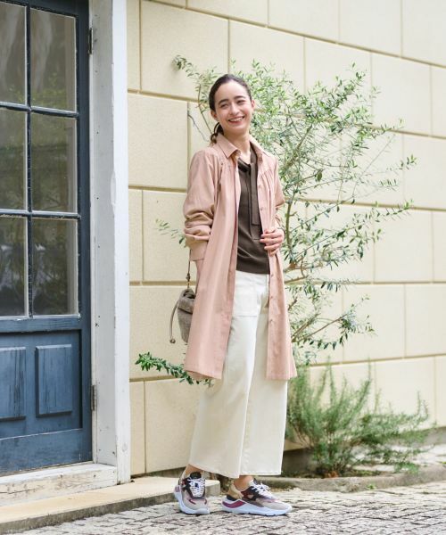 CARA O CRUZ / キャラ・オ・クルス その他パンツ | 洗えるベイカーパンツ【産地ナブル】 | 詳細1