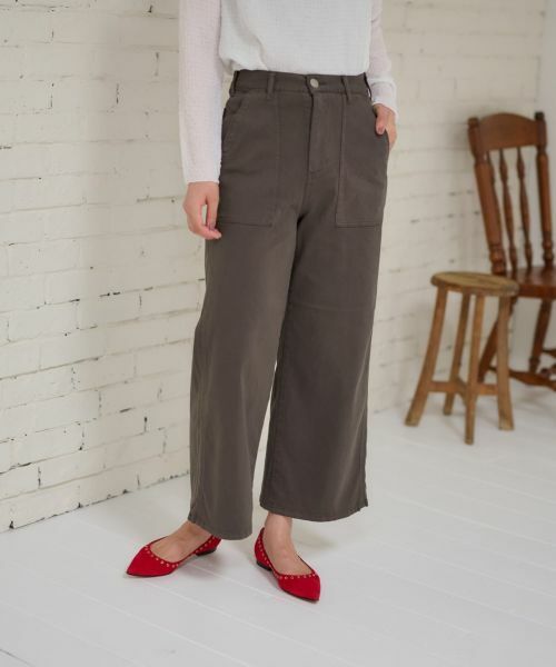 CARA O CRUZ / キャラ・オ・クルス その他パンツ | 洗えるベイカーパンツ【産地ナブル】 | 詳細14