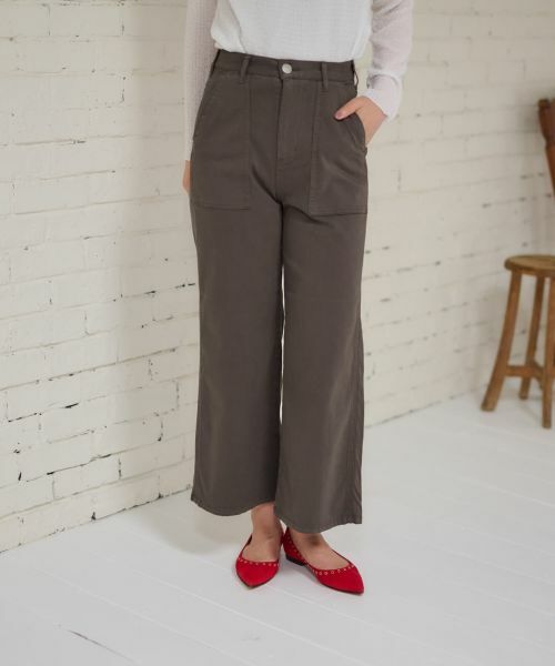 CARA O CRUZ / キャラ・オ・クルス その他パンツ | 洗えるベイカーパンツ【産地ナブル】 | 詳細15