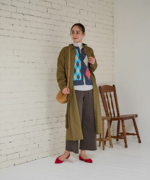 CARA O CRUZ / キャラ・オ・クルス その他パンツ | 洗えるベイカーパンツ【産地ナブル】 | 詳細16