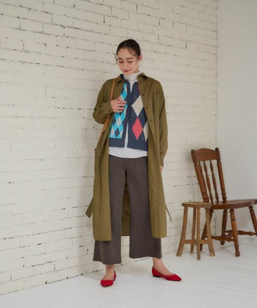 CARA O CRUZ / キャラ・オ・クルス その他パンツ | 洗えるベイカーパンツ【産地ナブル】 | 詳細17