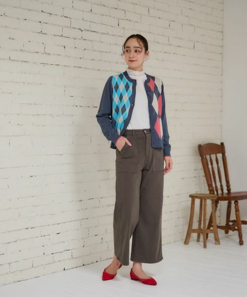 CARA O CRUZ / キャラ・オ・クルス その他パンツ | 洗えるベイカーパンツ【産地ナブル】 | 詳細20