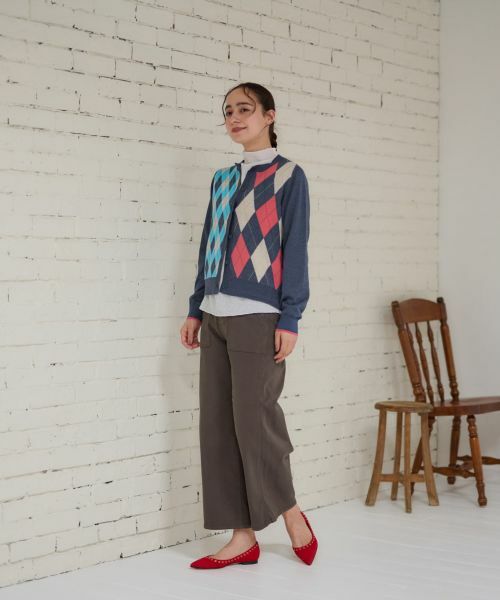 CARA O CRUZ / キャラ・オ・クルス その他パンツ | 洗えるベイカーパンツ【産地ナブル】 | 詳細21