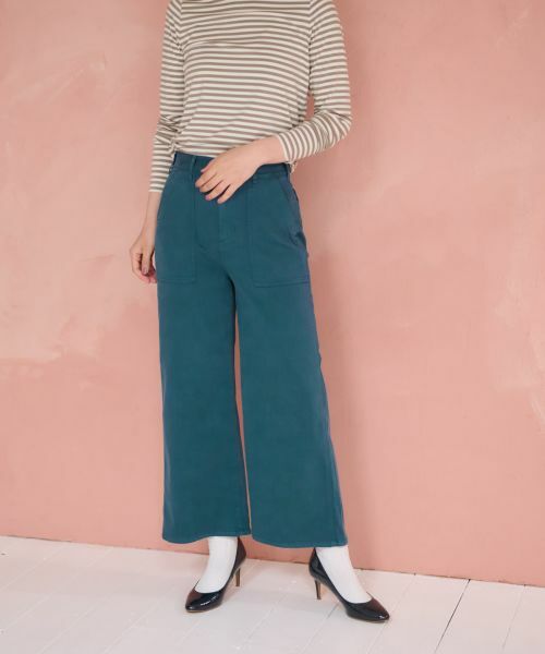 CARA O CRUZ / キャラ・オ・クルス その他パンツ | 洗えるベイカーパンツ【産地ナブル】 | 詳細23