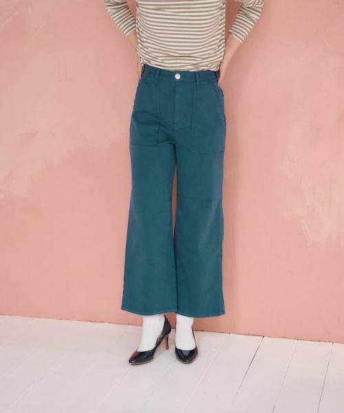 CARA O CRUZ / キャラ・オ・クルス その他パンツ | 洗えるベイカーパンツ【産地ナブル】 | 詳細24