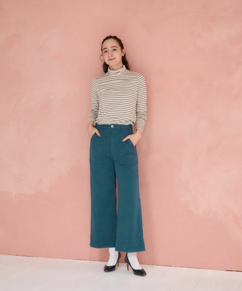 CARA O CRUZ / キャラ・オ・クルス その他パンツ | 洗えるベイカーパンツ【産地ナブル】 | 詳細27